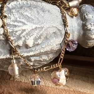 Heart Lampwork Bracelet